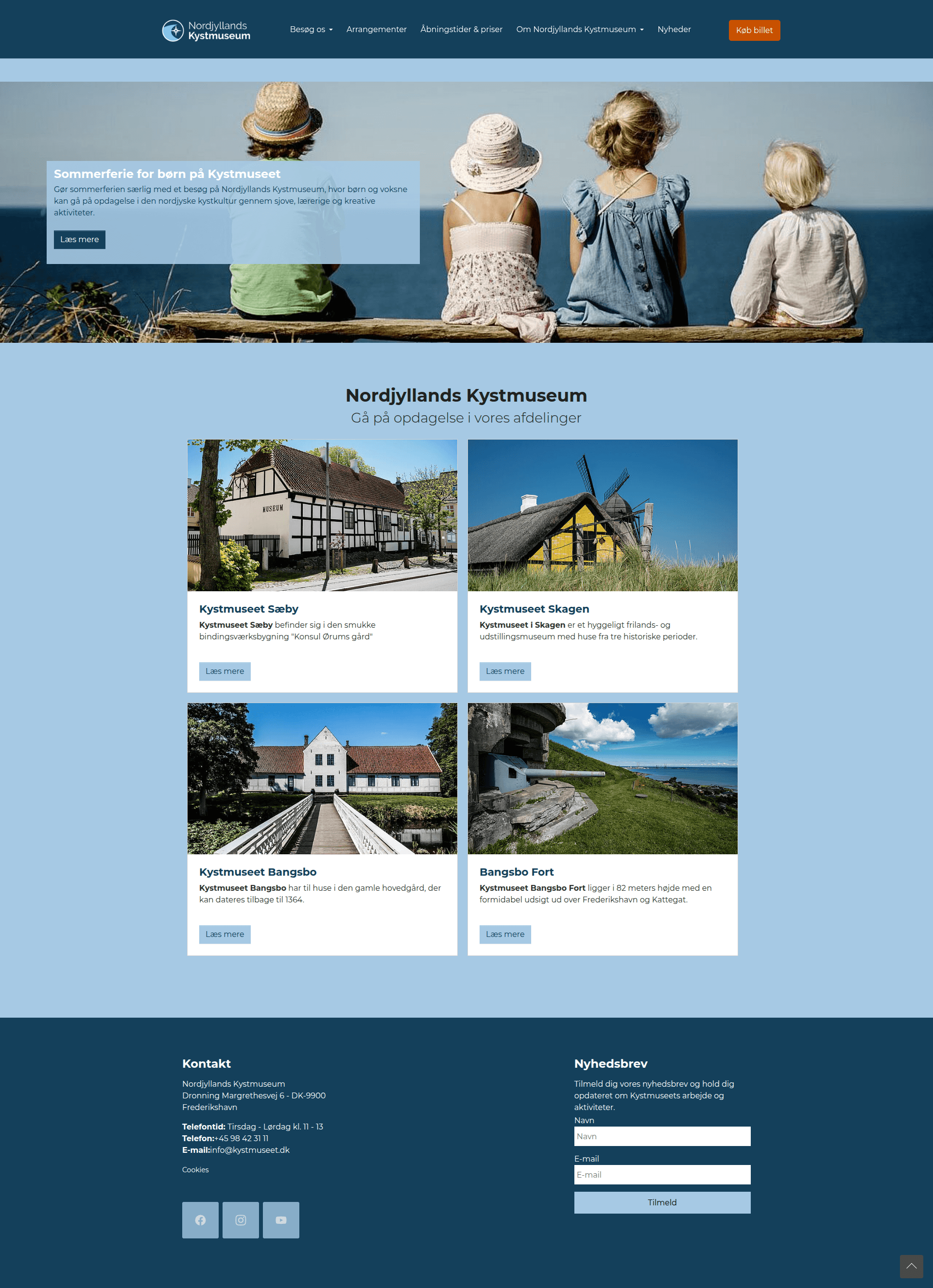 Nordjyllands Kystmuseum Hjemmeside